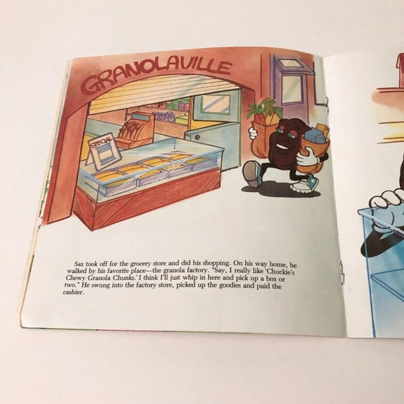 Vtg 1988 The California Raisins Raisins  In Motion A Flashback Book Paperback - Picture 12 of 16